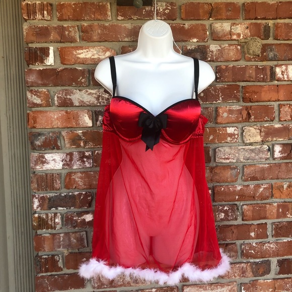 Passion forever red & white teddy size 1x - Picture 2 of 6